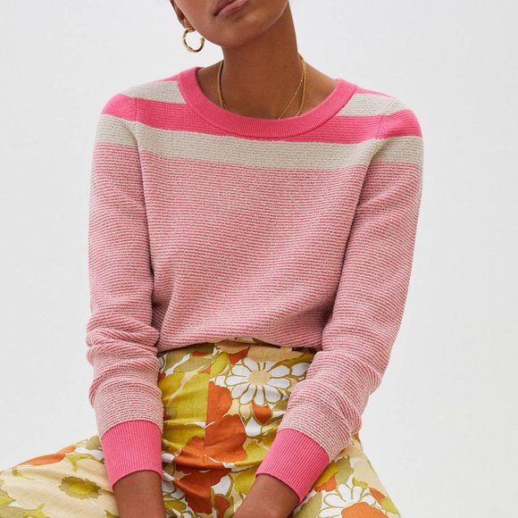 HTF Anthropologie Maeve Paulina Striped Sweater - Picture 6 of 7